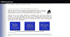 Desktop Screenshot of adalawsuits.com